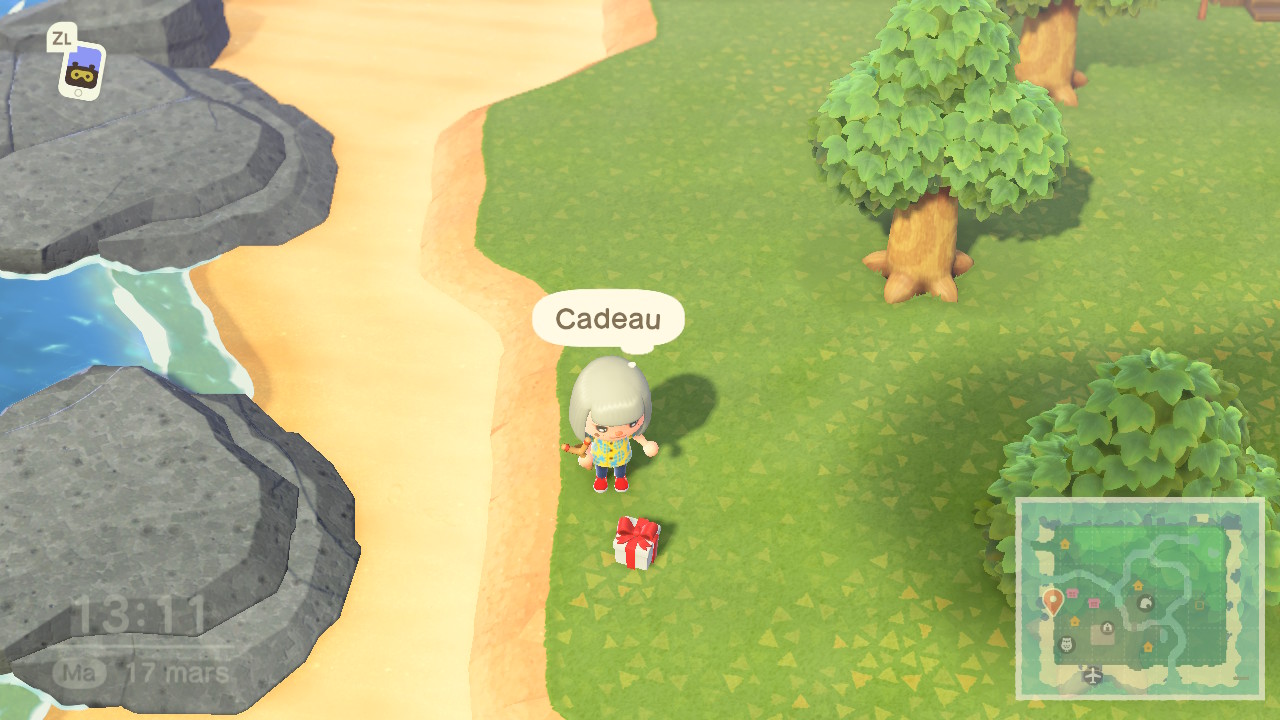 Animal Crossing New Horizons Cadeaux ballons, comment les attraper